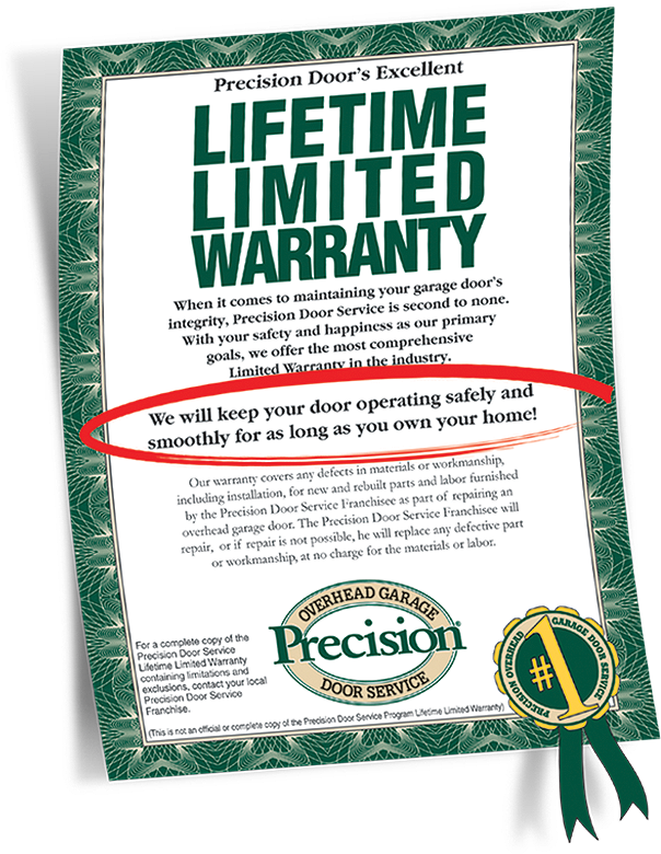 Garage Door Repair Lifetime Warranty